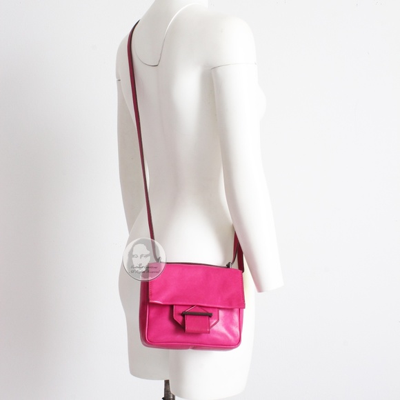 Reed Krakoff Crossbody Bag Standard Mini Pink Leather with Adjustable Strap - Picture 4 of 10